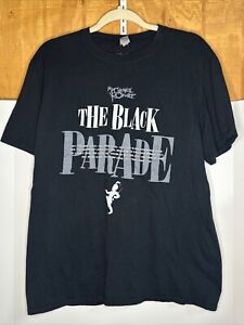 My Chemical Romance Shirt Adult Large The Black Parade Retro Short Sleeve Mens
