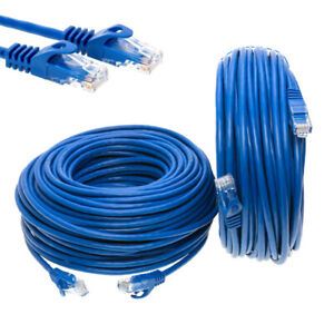 CAT6e/CAT6 Ethernet LAN Network RJ45 Patch Cable Blue 25FT - 200FT Multipack LOT