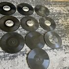 Lot of 10 Edison Disc Records 78 RPM Thick Used