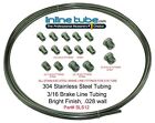 Stainless Steel Brake Line Tubing Kit 3/16 Od Coil Roll and Sae Tube Nut