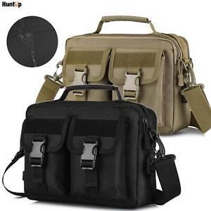 Men Tactical Military Messenger Bag USB Multifunction Shoulder Briefcase Handbag