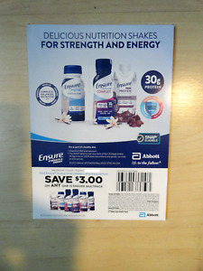 New Listing5 Ensure Coupons  Exp 6/30/24 total valued $15
