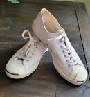 Converse Jack Purcell White Leather Sneakers, US Men's Size 11