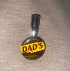 Vintage Dad's Root Beer Soda Advertising Pencil Pen Metal Clip Top Topper