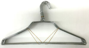 100 PCS Silver Color Metal Wire Clothes Garment Shirt Hangers 16