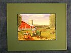 JOHN DEERE PEDAL TRACTOR PRINT - WHEN I GROW UP - TERRY DOWNS - MATTED 8