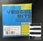VESSEL Impact Screwdriver Bits Heavy Duty 4 Pcs JIS Set BS2500 Japan