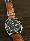 Vintage Seiko 5 Automatic 7019 7390 with Brown genuine leather band