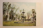 Postcard Newhall Fountain Fairfield ME O9