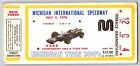 1970 Michigan International Speedway USAC Twin 200's Ticket Stub Race Racing