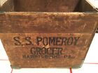 SS Pomeroy Grocer wood box shipping crate harrisburg nautical genealogy folding