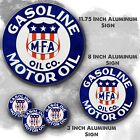 MFA Gasoline Oil Co. Vintage Reproduction Full Color Design Aluminum Signs