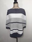 Barefoot Dreams Womens Sweater Ultra Lite Poncho Ladies Soft Spring Striped OS