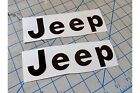 Jeep Fender Decal  For Jeep CJ  & YJ in Black