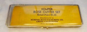 Vintage Kemper Tools ROSE CUTTER SET  MIB with Instructions   Chino, CA
