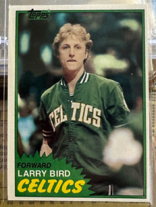 1981 Topps Larry Bird #4 Boston Celtics HOF