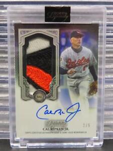 New Listing2023 Topps Dynasty Cal Ripken Jr. Silver Game Used Patch Auto #2/5 Orioles