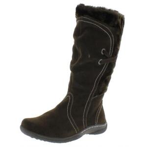 Wanderlust Womens Norway Suede Winter Mid-Calf Snow Boots Cold Weather BHFO 6460