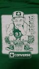 Screen Stars Larry Bird Converse Green Boston Celtics XL Tee