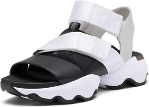 Sorel Women's Kinetic Impact Sandals - White, Black - 7 US