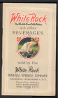 1925 Waukesha Wisconsin WHITE ROCK SODA Advertising Booklet