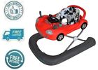 New Red Baby Car Walker Infant Seat Walking Aid Foldable Boy Kid Activity Toy