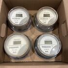 ITRON, WATTHOUR METER (KWH) C1SR, CENTRON, 240V, 200A, 4 LUGS, FORM 2S, LOT OF 4