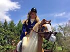 Vintage BARBIE DOLL Equestrian HORSE RIDER Jockey Hat ++ 3 Horses Kelly Moveable