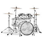 DW Drum Workshop DDAC2214CL Design Series 4-Pc Drum Kit Shell Pack Clear Acrylic