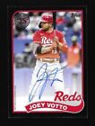 Joey Votto 2024 Topps Series 1 Autograph Card Black Version #98/99 Reds Auto SP