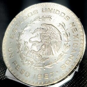 *Beautiful* Authentic Silver Peso 1957-1967 Un Peso 