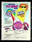 Rain-Blo + Super Bubble Bubble Gum Leaf 1987 Print Magazine Ad Poster Candy AD