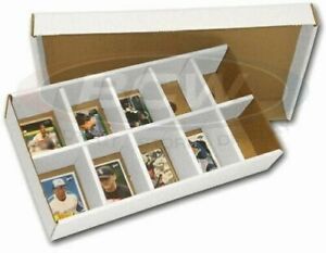 One New BCW Cardboard Baseball Trading Card Sorting Tray 10 slot sort box