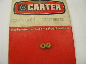 Carter 120P-401 Carburetor Metering Main Jets - 0.101