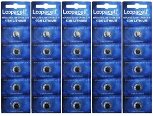 25 Loopacell 1/3N Battery Replacement for DL1/3N CR1/3N 3V Lithium Batteries