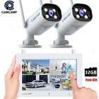 Camcamp 2PCS 3MP Wireless Security Camera System with 7