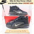 Nike Air Max Penny 1 Black and Metallic Silver DN2487-002 US Men's 4-14