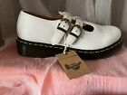 DR MARTENS Mary Jane White Shoes Size 9 $140 MSRP NEW