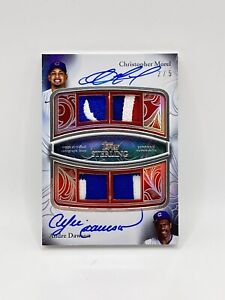 2024 Topps Sterling Morel/Dawson Dual Auto Relic /5 #SDAR-MD Cubs (AT)