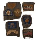 Lot of 8 Vintage Airforce Patches cut-outs from Leather Bomber Jacket Bencat