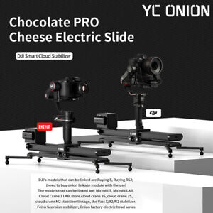 YC Onion Chocolate Pro Motorized/Manual Slider Track Rail Slide fr Camera Gimbal
