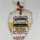 Vintage Oceanic Cut Plug Tobacco Cloth Drawstring Bag Detroit Michigan EMPTY