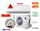 24000 BTU Ductless Air Conditioner, Heat Pump Mini Split 220V 2 Ton W/kit, WIFI