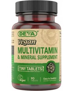 DEVA Vegan Tiny Tablets Multivitamin & Mineral Supplement  - 90 Tablets