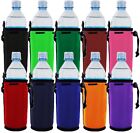 Blank Neoprene Water Bottle Coolie With Clip: Choose Color and Quantity