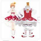 Cardcaptor Sakura Clear Card Sakura Kinomoto Dress Party Girls Cosplay Costume &