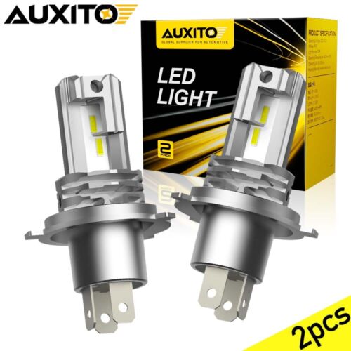 AUXITO Combo 2 H4 9003 LED Headlight Kit Bulbs High Low Beam Super White 60000LM (For: 2011 Kia Soul)