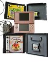 Nintendo DS Lite Console PINK W/ #s Matching Charger! 2 Games,Original Stylist🔥