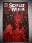 Scarlet Witch Original Custom Blank Sketch Cover Artwork Marvel MCU Wandavision