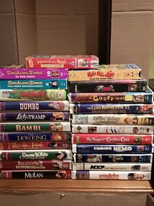 Huge Lot Of 22 Miscellaneous Childrens VHS